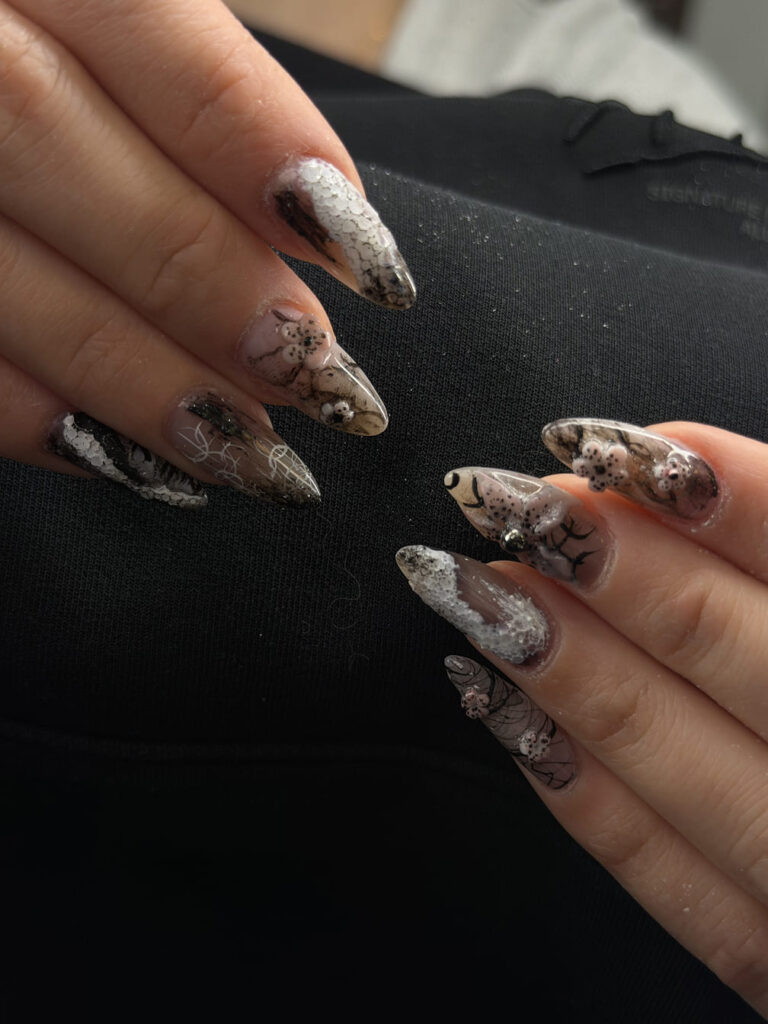 Custom nail art and manicure at Dream Beauty Wellness Spa Toronto