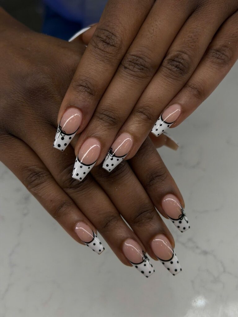 Hand-finished French manicure at Dream Beauty Wellness Spa, downtown Toronto